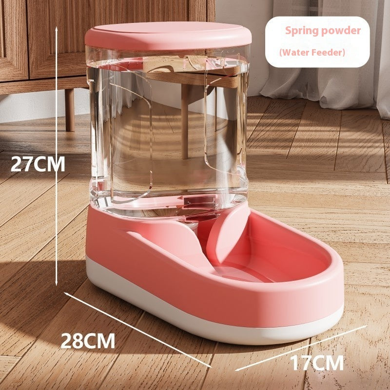 Cat Water Fountain & Automatic Pet Feeder