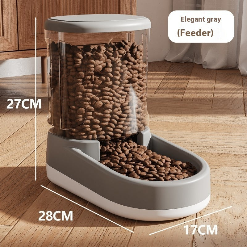 Cat Water Fountain & Automatic Pet Feeder