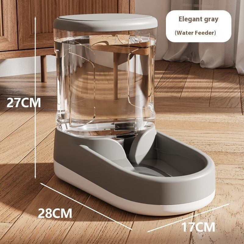 Cat Water Fountain & Automatic Pet Feeder