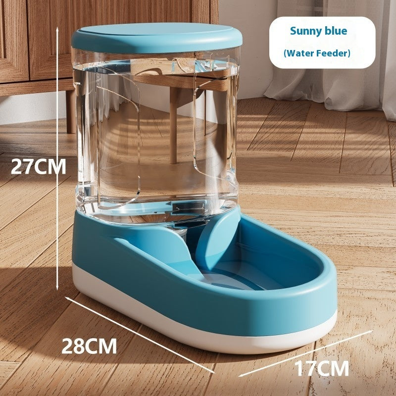 Cat Water Fountain & Automatic Pet Feeder